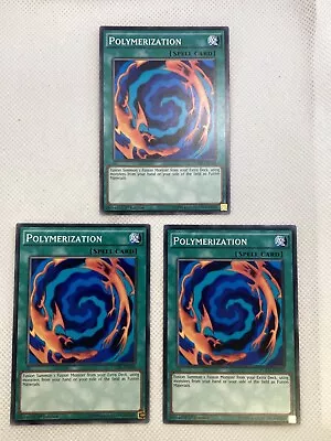 Yu-Gi-Oh! TCG 3X Polymerization Yugi's Legendary Decks YGLD-ENC28 1st Edition... • £4.99