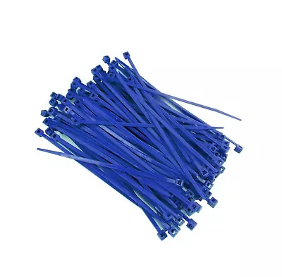 Color Zip Cable Ties 4  18lbs 100pc Made In USA Nylon Wire Tie Wraps • $6.99