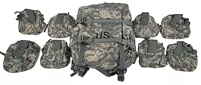 New US Army Military MOLLE II Medic Bag Backpack W/Inserts & Pouches ACU Camo • $123.24