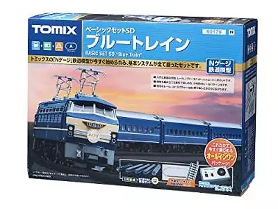 TOMIX N Scale Basic Set SD Blue Train 90179 Model Train Bigginer's Set T... • $176.99