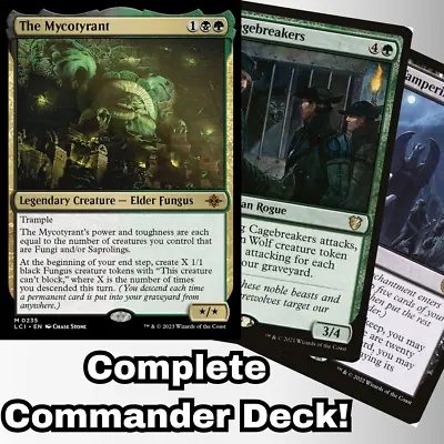 MTG Commander EDH Deck The Mycotyrant 100 Magic Cards Custom Deck Fungus Golgari • $64.79