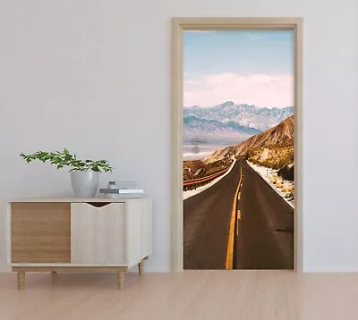 £143.47 • Buy 3D Mountain Highway ZHU494 Door Wall Mural Photo Wall Sticker Decal Wall Amy
