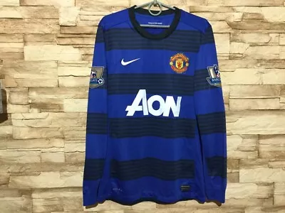 Manchester United 2011 2013 Away Football Shirt Soccer Jersey Long Sleeve Nike  • $89.99