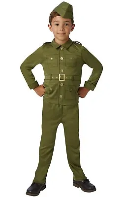 Rubie's Official WW2 Soldier Fancy Dress Children's Costume - Medium WW2 SOLIDER • £15.68