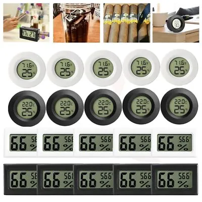 1/3/5pcs Mini LCD Digital Indoor Hygrometer Thermometer Humidity Monitor Meter • $6.41