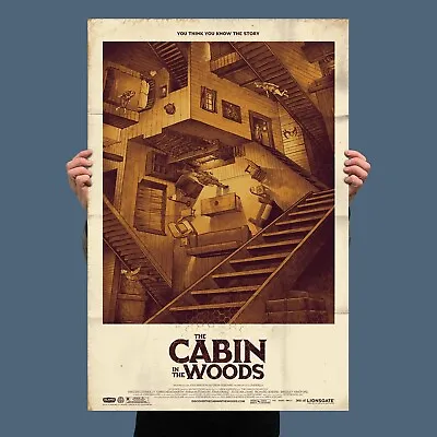 Phantom City Creative CABIN IN THE WOODS Poster Mondo Horror Movie Print RARE • $549.99