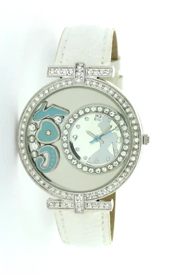 Disney New Old Stock  Princess Cinderella Floating Stone Leather Band Watch • $29.99