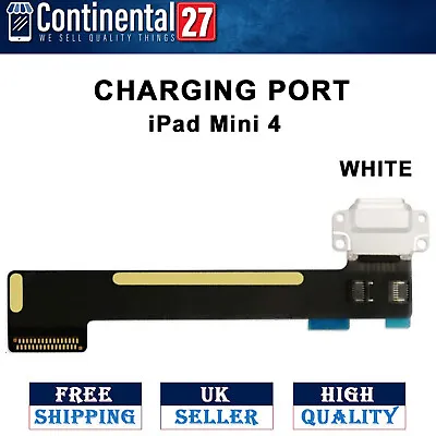 White Charging Flex Dock Socket Port Cable Replacement For IPad Mini 4 4th Gen • £4.25