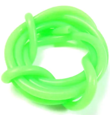 Fluorescent Solid Green Silicone RC Nitro Glow Fuel Line Tube Pipe 1 Meter 1/10 • $11.35