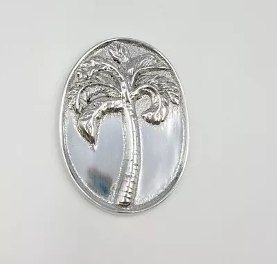 Mariposa Palm Tree Medallion Napkin Weight Aluminum Mexico  • $17