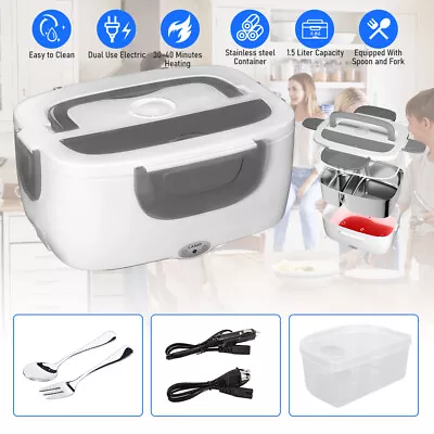 Mini Microwave Lunch Box Portable Oven For Pre-Cooked Meals 12V- 110V Car Truck • $26.99