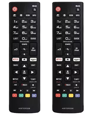 (Pack Of 2) Universal LG Remote Control For LG Smart/ LED/ LCD Tvs • $11.80