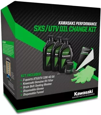 Kawasaki Genuine Oil Change Kit SXS/UTV Mule Gas 4000 4010 Trans 4x4 99969-3839 • $48.10