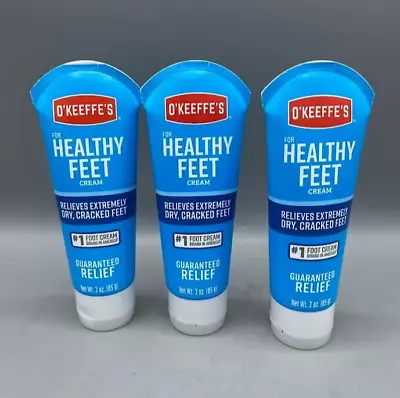 Lot Of 3 O'Keeffe's Healthy Feet Foot Cream 3oz Each • $24.99