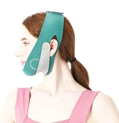 Face V-Line Slim Lift Up Mask Double Chin Cheek Reducer Slimming-Belt Strap Band • £4.96