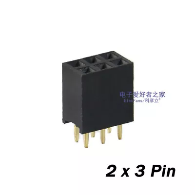 £1.55 • Buy Female Header Pins Strip 0.1  2.54mm For Breadboard PCB For Dupont 2pin - 40pin