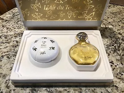 Vintage L'Air Du Temps By Nina Ricci Gift Box Original Purfume Soap Free Ship • $32.99