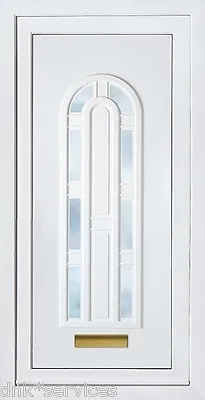 White Full Height Upvc Door Panel ( Bruges One ) Cut To Size For Free • £190