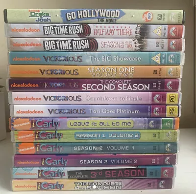 ICarly + Victorious + Drake And Josh DVDs Seasons Series Volume Nickelodeon • £15.50