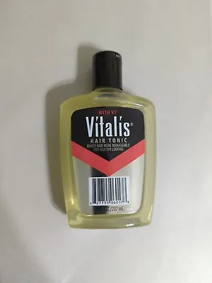 Vitalis With V7 Hair Tonic Hydroabietyl Alcohol Original Formula 7 Fl Oz. New* • $44.95