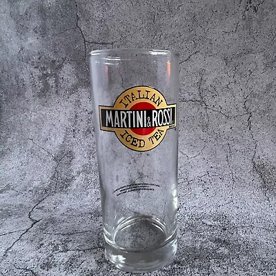 Vintage Martini & Rossi Italian Iced Tea Glass - Distinct Size - Small Tumbler • $4.95