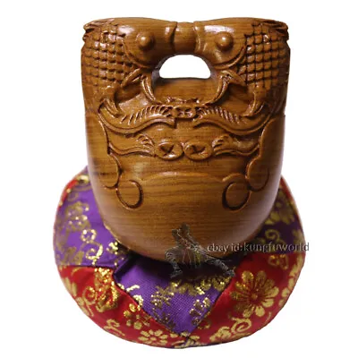 3.5  Zen Buddhist Monk Muyu Rosewood Wooden Fish Mokugyo Temple Block Drums • $55