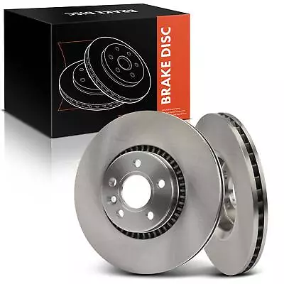 2x Disc Brake Rotors For Land Rover LR2 2008-2015 Volvo S60 S80 V60 V70 Front • $80.99