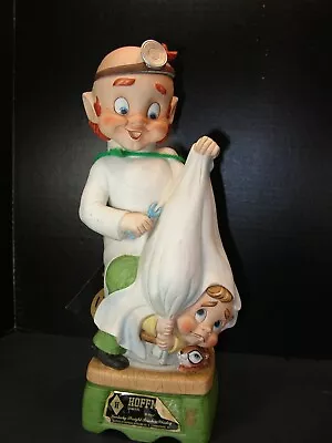 EMPTY 1979 HOFFMAN DISTILLING WHISKEY Mr. LUCKY DENTIST MUSICAL DECANTER • $13.99