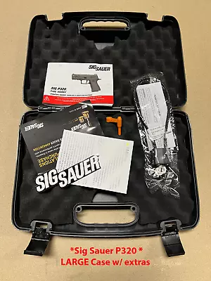 * Sig Sauer P320 M17 M18 P220 P226 P229 P365 Pistol Case Box LARGE * • $25