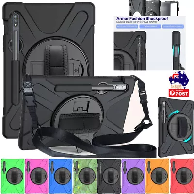 $35.49 • Buy Heavy Duty Shockproof Case Cover For Samsung Galaxy Tab S6 Lite S7 S8+ 11 12.4