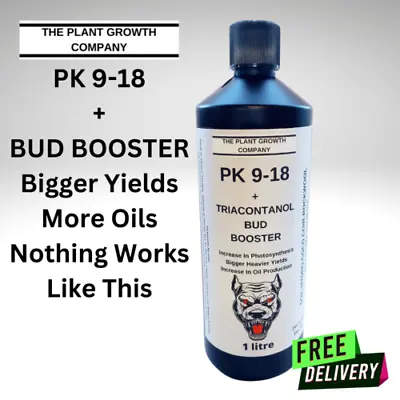 £74.99 • Buy Pk 9-18 + Triacontanol Bud Booster, Hydroponics Nutrients, Plant Feed, Food 
