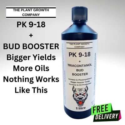 Pk 9-18 + Triacontanol Bud Booster Hydroponics Nutrients Plant Feed Food  • £74.99