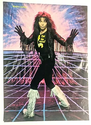 W.a.s.p. / Blackie Lawless / Magazine Full Page Pinup Poster Clipping (9) • $12.99