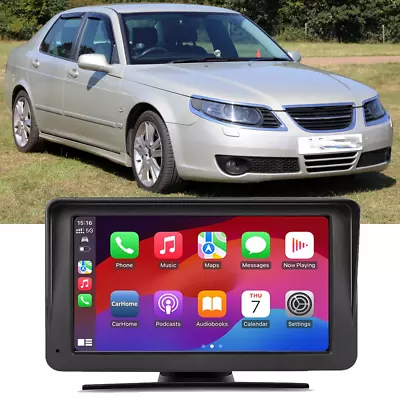 7'' Touch Screen Wireless A*pple Android Carplay Stereo FM/AM For Saab	9-3 9-5 • $69.19