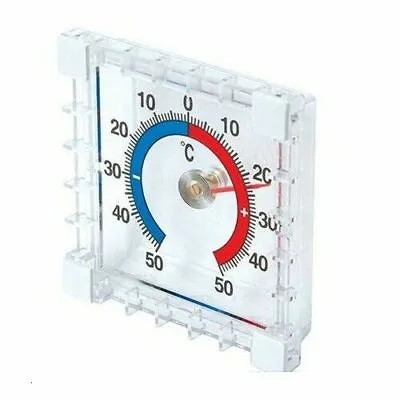 Indoor/Outdoor Stick-On Window Thermometer - Garden / Shed / Greenhouse • £4.35