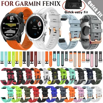 Quick Fit Replacement Strap For Garmin Fenix 5S Plus 6S Pro Silicone Watch Band  • $16.51