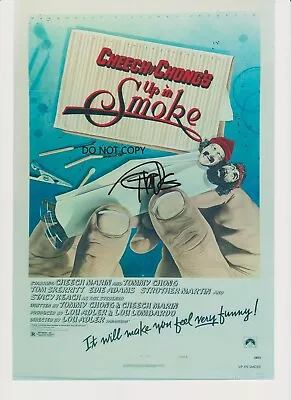 TOMMY CHONG Cheech And Chong  Up In Smoke A4 Autograph  Photo • £5.50