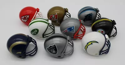 Lot Of 9 Mini NFL Football Helmets 2010 Jets/49er/KC/Rams/Panthers/Steelers/Pats • $14.99