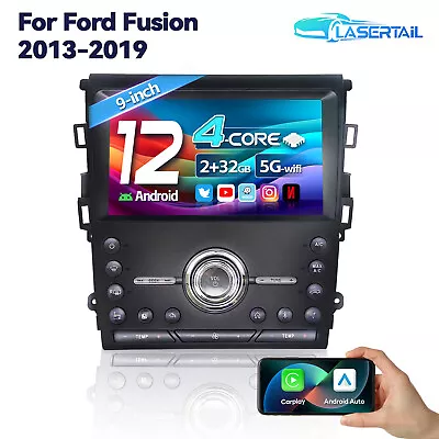 For Ford Fusion For Ford Mondeo 2013-2019 Android Car Stereo With Apple Carplay • $170.99