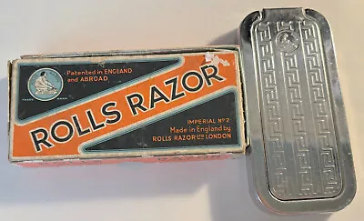 Vintage British Rolls Razor Strop Hone Blade Case In Box London England • $19.99