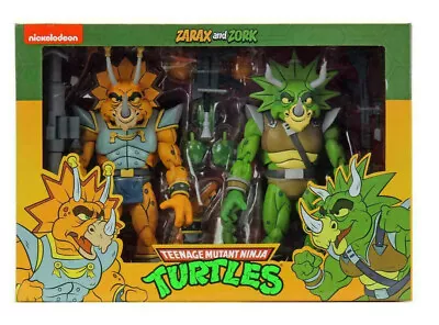 NECA TMNT Turtles Captain Zarax & Zork Cartoon 2-Pack 7  Official NECA Figures • £29.99