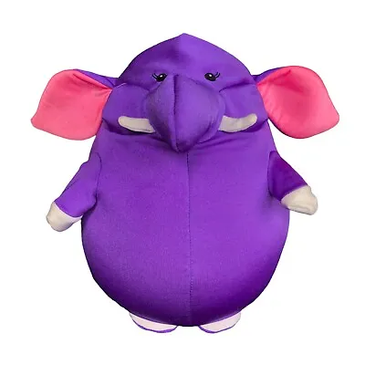Moshi Purple Elephant Microbead Pillow Plush Stuffed Brentwood Original 12” • $58