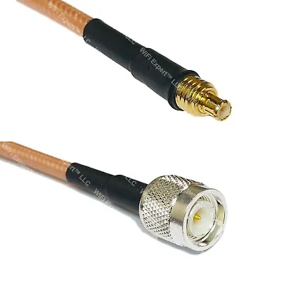 RG400 MCX MALE To TNC MALE RF Cable FAST-SHIP LOT • $185.20