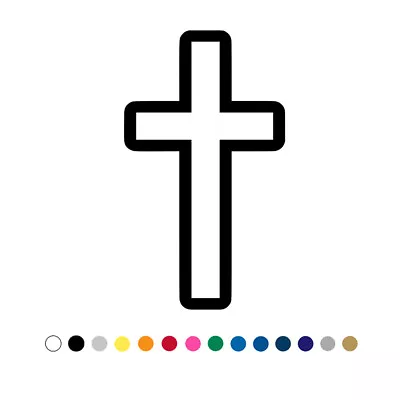 Christian Cross Decal God Bible Jesus Car Truck Laptop Vinyl Sticker V1 • $21.83