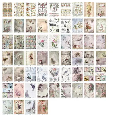 Rice Paper For Decoupage Scrapbook Craft A4 Pictorial Sheet • £2.24