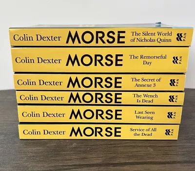 6 X Colin Dexter Book Bundle - An Inspector Morse Mystery - Paperback Pan • £8.99