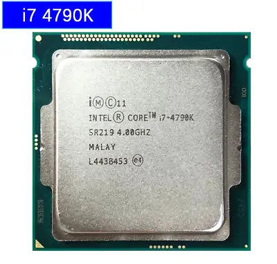 $255.51 • Buy Intel Core I7-4790K SR219 4.0GHz 8MB LGA 1150 Desktop CPU Processor