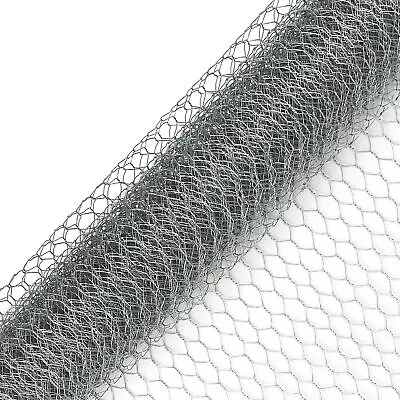 25m Wire Netting Chicken Rabbit Aviary Wire Mesh Garden Barrier Fence • £23.93