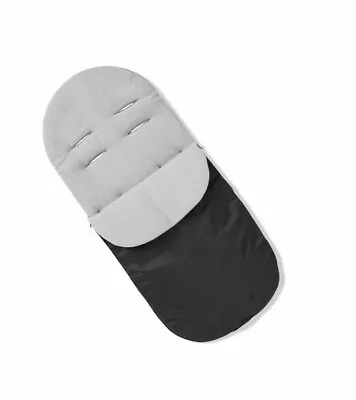 £12.99 • Buy UNIVERSAL FOOTMUFF BLACK/ Grey Fit PUSHCHAIR BUGGY COMPATIBLE WITH Icandy