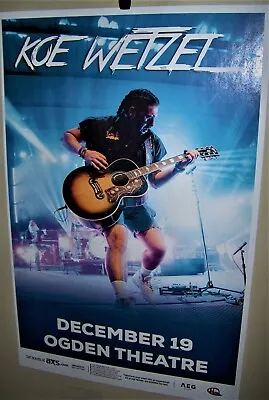 $30 • Buy KOE WETZEL In Concert Show Poster Denver Co Very COOL